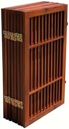 Urnporium Pet Dog Gate Freestanding, Strong Durable Folding Wooden Fence - Image 4
