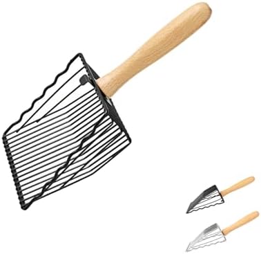 WePet Premium Metal Cat Litter Scoop, 5X Faster Speed Sifter, Heavy Duty Steel by WePet