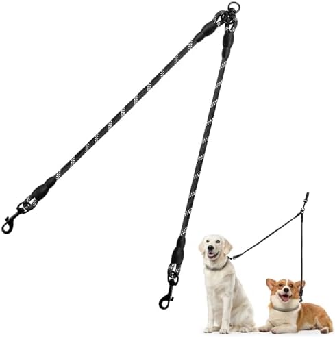 Taglory Double Dog Leash Coupler by Taglory