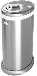 Ubbi Stainless Steel Diaper Pail, No Special Bags, Odor-Locking by Unknown