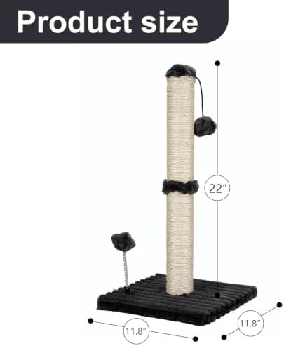 MECOOL Cat Scratching Post Premium Basics Kitten Scratcher Sisal Scratch Posts - Image 5