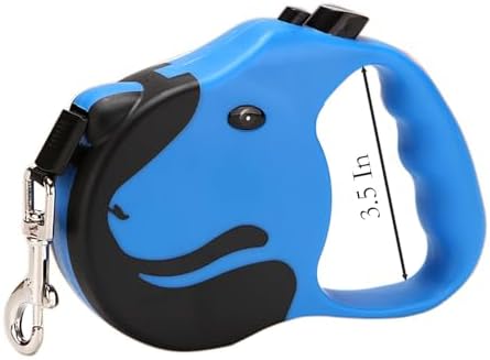Retractable Dog Leashe, 16 Feet Blue Automatic Dog Walking Rope - Image 2