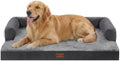 Orthopedic Dog Bed for Extra Large Dogs, Dark Grey by CasaPaw