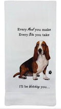 E&S Pets 711-2 Basset Hound Kitchen Towel by ESPETS