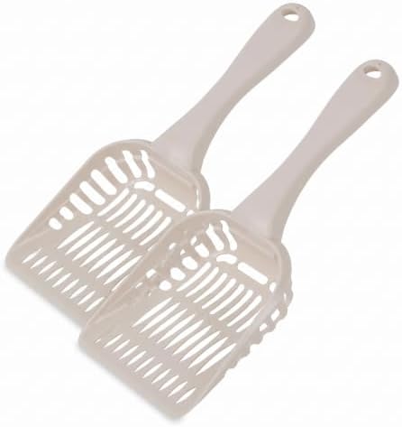 Petmate Litter Scoop for Cats, Jumbo Size, Bleached Linen by Petmate
