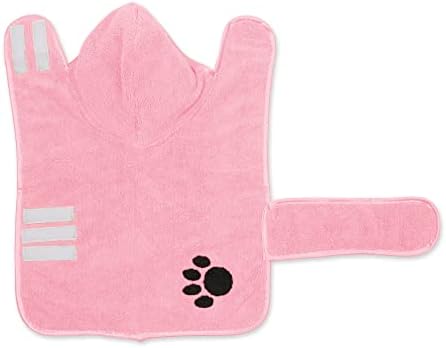 Bone Dry Embroidered Microfiber Pet Robe - Image 3