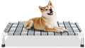 Caghash Elevated Outdoor Raised Dog Bed, Lifted Dog Cot by Unknown