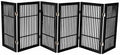 Urnporium Pet Dog Gate Freestanding, Strong Durable Folding Wooden Fence by Urnporium
