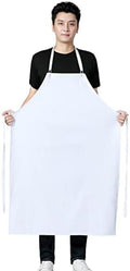 Unisex Waterproof Rubber Vinyl Apron Chemical Resistant Apron by Jaspfct