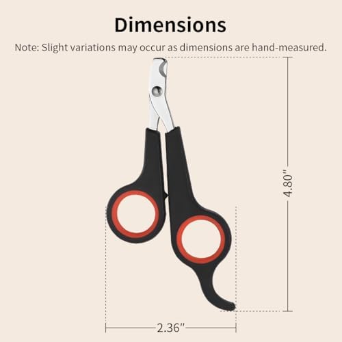 Pet Nail Clippers for Dogs and Cats, Safety Guard Dog Nail Trimmer, - Image 6
