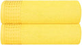GLAMBURG 100% Cotton 2 Pack Oversized Bath Towel Set 28x55 Inches, Ultra Soft by GLAMBURG