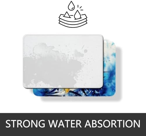 Manfei Pixelated Bath Mats, 20Wx32L Inches - Image 5