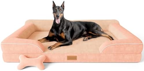 CWAWZ XXL Dog Bed for Extra Large Dogs, Giant Orthopedic Dog Bed by CWAWZ