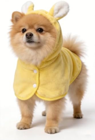 Pet Bathrobe for Dog Cat Absorbent Quick Drying Hooded Bath Towel - Image 2