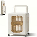 Collapsible Dog Travel Crate Rolling Cat Carrier, Large Cat Carrier by Unknown