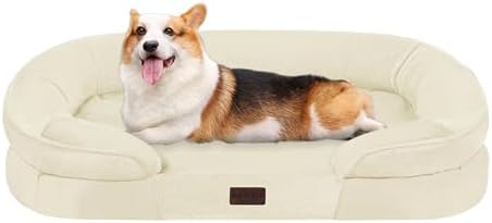 Dwanton Orthopedic Waterproof Medium Dog Bed Sofa, Gel Memory Foam by DWANTON