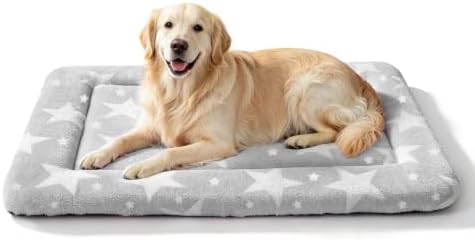 Dog Bed Mat, Reversible Dog Crate Pad by FogkissComfyPawsHome