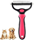 Dematting Comb for Dogs and Cats, Undercoat Rake Pet Brush for Long Hair by Unknown
