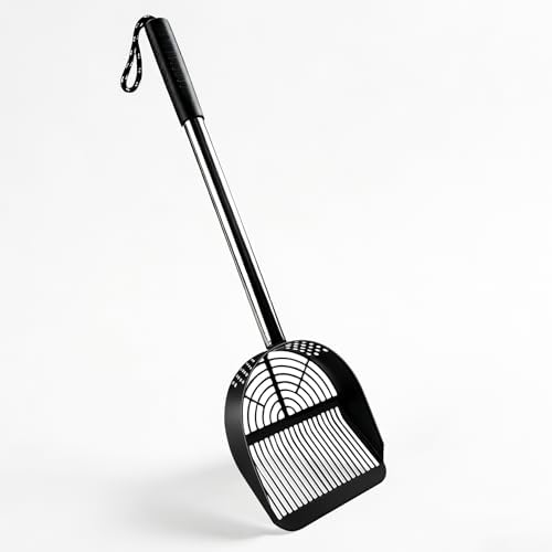 Cat Litter Scoop Deep Shovel, Detachable Long Handle Litter Scooper by LIHOOOOM