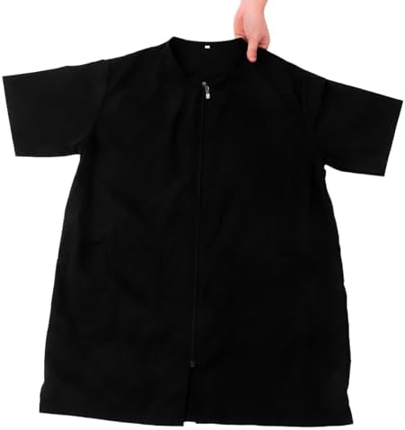 PET Grooming Salon Jacket Waterproof Short Sleeve Zipper Apron - Image 4