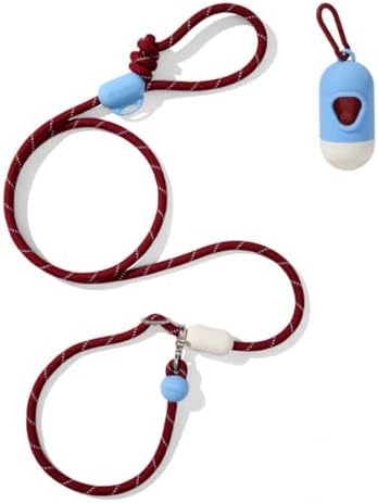 VETRESKA Hands-Free Dog Leash, 8FT Dark Red Leash by VETRESKA
