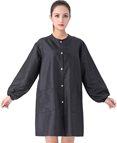 Professional Salon Smock Stylist Jacket Waterproof Hairdresser Cape Barber by TILYIALA