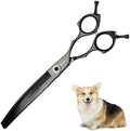 7.5in 25° Curved 56 Teeth Thinning Dog Grooming Scissors by SnipStar