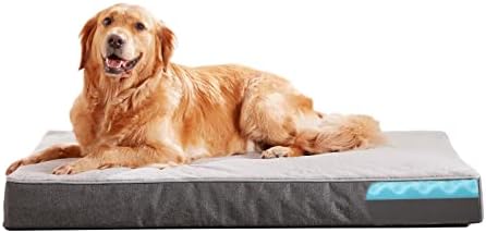 Orthopedic Memory Foam Dog Bed, Cooling Dog Beds by ABETTERLIFEWITHPET