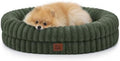 ChiXnuggle Orthopedic Dog Bed, Washable Cover, Faux Fur Bolster Pet Couch by SnuggleUpPawsDown