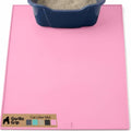 GORILLA GRIP Cat Litter Box Mat, Easy Clean Silicone Mats, 30x24 Pink by GorillaGrip