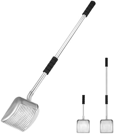 Metal Cat Litter Scoop, Stainless Steel Kitty Litter Scooper by LYCC