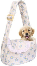 Floral Dog Carrier Sling for Cats & Small Dogs by YHSHYZH