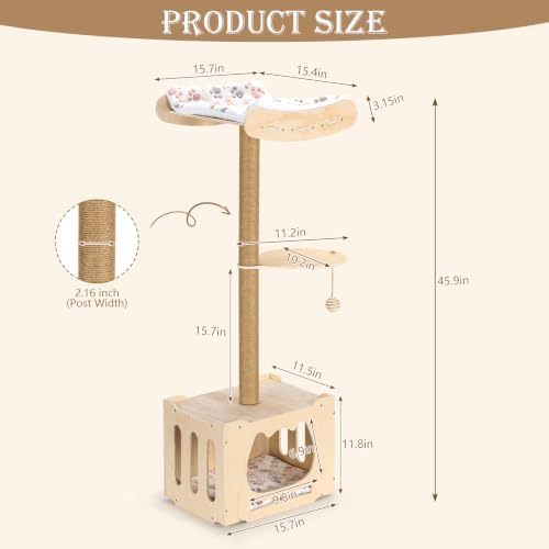 4IN1Tall Cat Scratching Post - Image 2