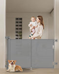 Miumoon 59 inch Reinforced Retractable Baby Gates 34 inch Tall by MiumoonBabyGates