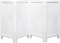 Wooden Dog Gate 56x28, 4 Panel Foldable Pet Gate, Indoor Safety Gate by TheWoodenTown