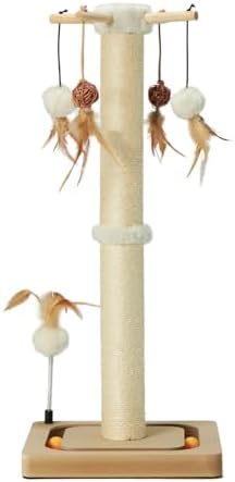 PEEKAB Cat Scratching Post 27 Inches Sisal Scratch Posts by PEEKAB