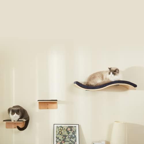 LIORCE Cat Wall Shelf with Two Steps - Image 6