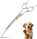 Dog Grooming Scissors 7", Pet Curved Scissors, Dog scissors by SEIMEIKEN