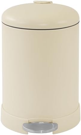 Glad Small Trash Can, 1.2 Gallon | Round Stainless Steel Garbage Bin - Image 7