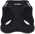 Voyager Step-in Plush Dog Vest Harness -Black Plush by BestPetSuppliesLLC