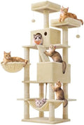 Feandrea Cat Tree, 66.1-Inch Large Cat Tower by FeandreabySONGMICSHOME