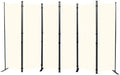 Room Divider 6 Panel-132''Wide, 6FT Room Dividers and Folding Privacy Screen by HOMSCREENER