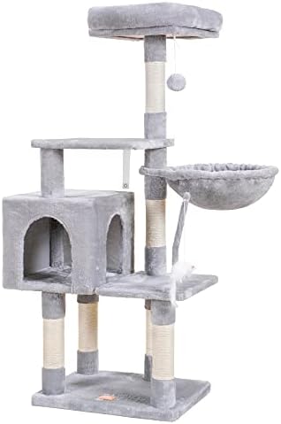 Heybly Cat Tree with Toy, 50.4" Cat Tower condo - Image 6