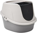 Amazon Basics No-Mess Hooded Enclosed Cat Litter Box by AmazonBasics