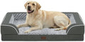 Orthopedic Dog Bed for Extra Large Dogs, Dark Grey by CasaPaw