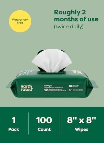 Earth Rated Dog Wipes for Paws & Butt, Deodorizing - Image 7