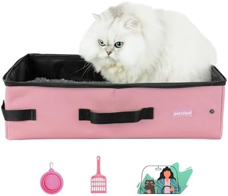 Smell-Contained Portable Cat Travel Litter Box by petisfam