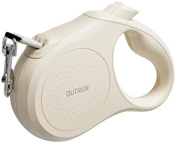 OUTRUN Retractable Dog Leash 16 FT Tape, No Tangle by Unknown