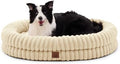 ChiXnuggle Orthopedic Dog Bed, Washable Cover, Faux Fur Bolster Pet Couch by SnuggleUpPawsDown