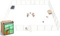 FXW Homeplus Indoor Dog Playpen, 32 Panels, by FXW